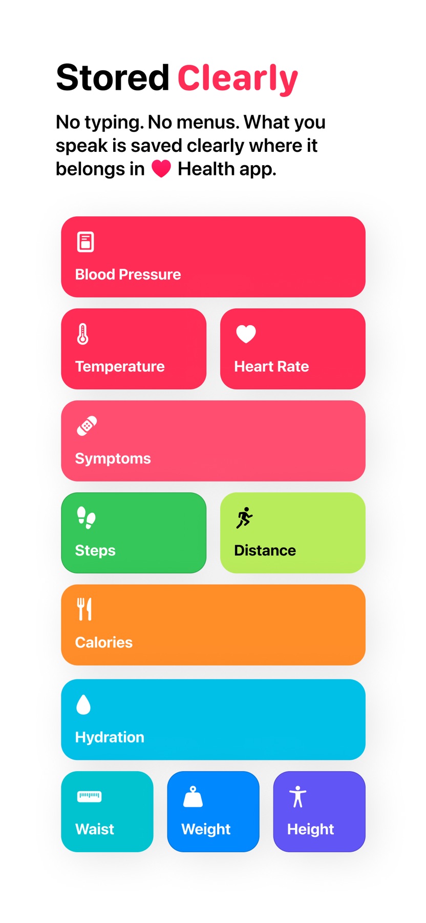 Speak2Health App Store screenshot 2